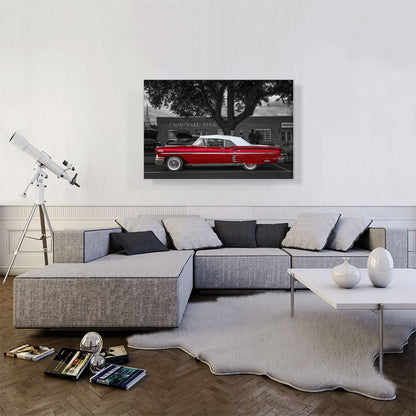 Red Vintage Car
