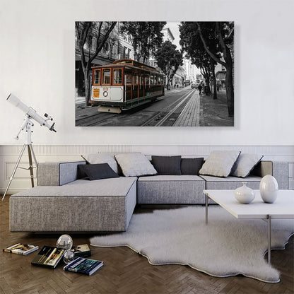 San Francisco Trolley In Avenue