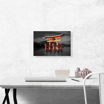 Chinese Shrine In The Water