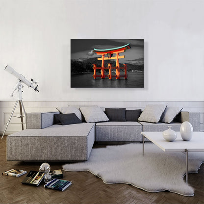 Chinese Shrine In The Water