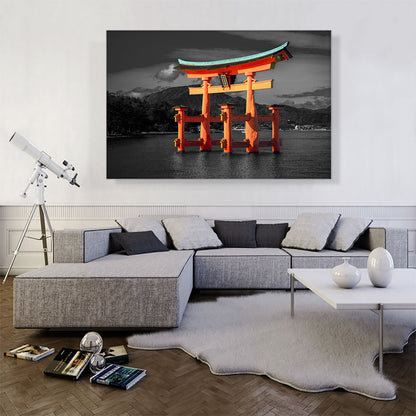 Chinese Shrine In The Water