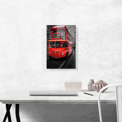 Doubledecker Red Bus In London England Tower Street
