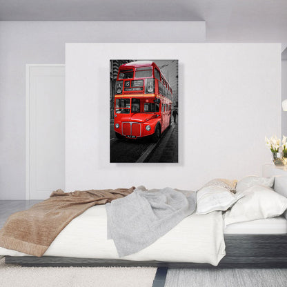 Doubledecker Red Bus In London England Tower Street