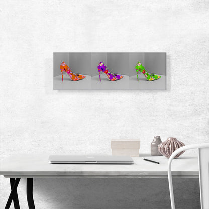 Orange Purple Green High Heels Shoe Stiletto