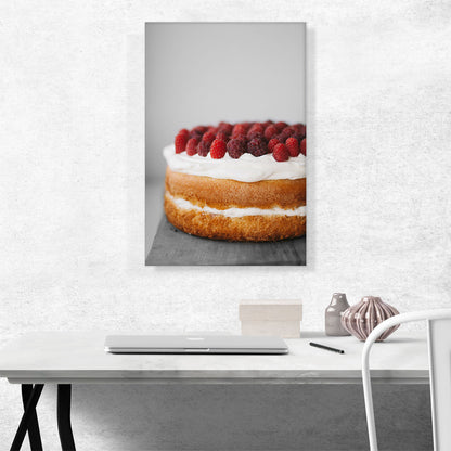 Raspberry Cake with Frosting
