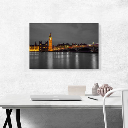 Big Ben London Bridge England Thames River