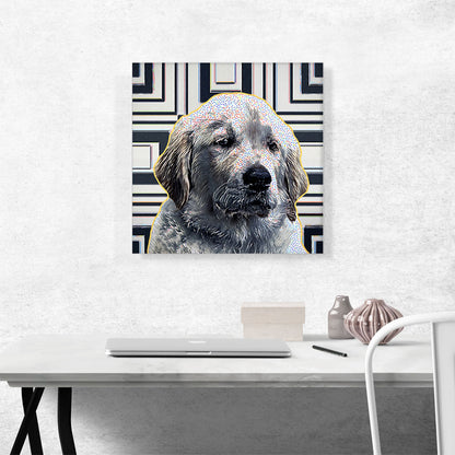 Golden Retriever Dog Breed Puppy Polka Dots