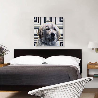 Golden Retriever Dog Breed Puppy Polka Dots