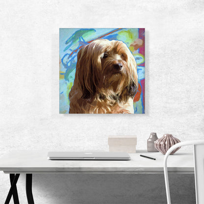 Havanese Dog Breed Colorful Abstract