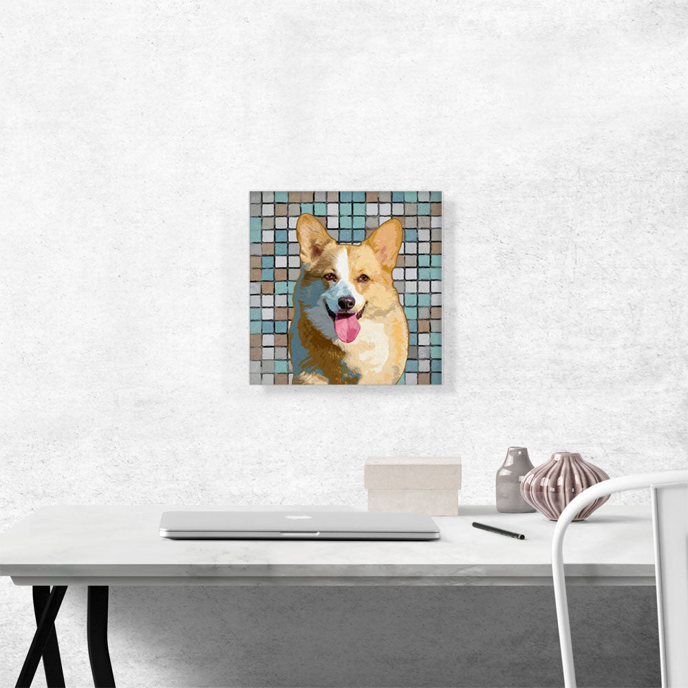Pembroke Welsh Corgi Dog Breed Checkered