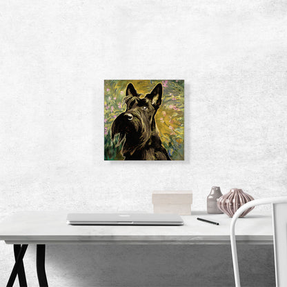Scottish Terrier Dog Breed Flowers