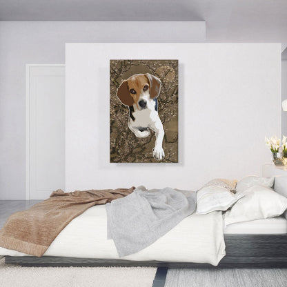 Beagle Dog Breed Brown Flowers