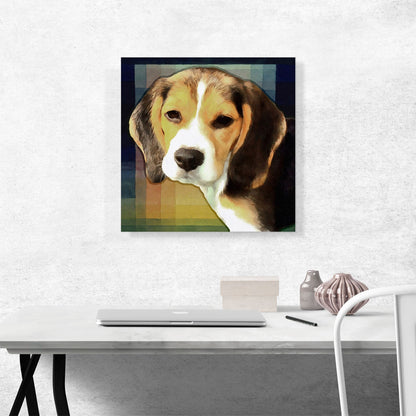 Beagle Dog Breed Colorful Modern
