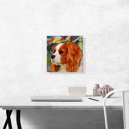 Brittany Spaniel Dog Breed Colorful
