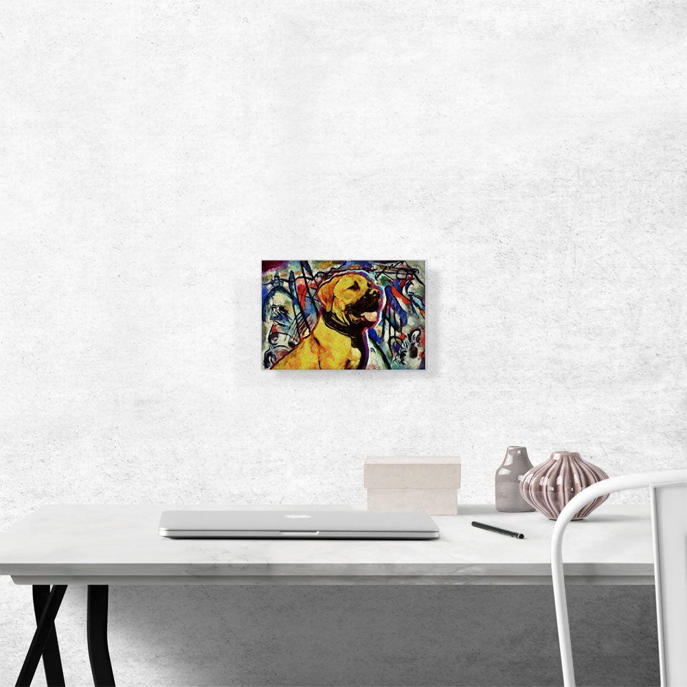 Boerboel Mastiff Dog Breed Colorful Abstract