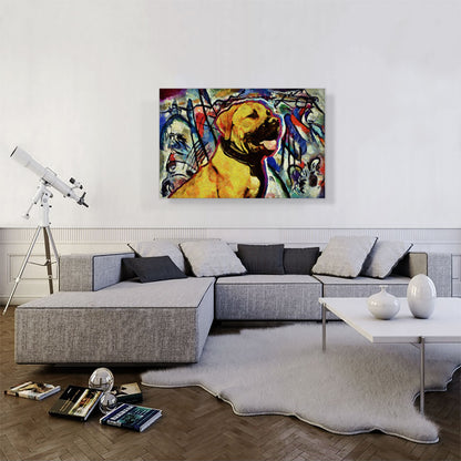 Boerboel Mastiff Dog Breed Colorful Abstract