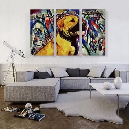 Boerboel Mastiff Dog Breed Colorful Abstract