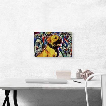 Boerboel Mastiff Dog Breed Colorful Abstract