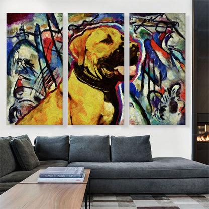 Boerboel Mastiff Dog Breed Colorful Abstract