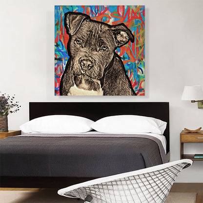 Cane Corso Dog Breed Colorful Graffiti