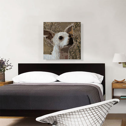 Chihuahua Dog Breed Brown Flowers