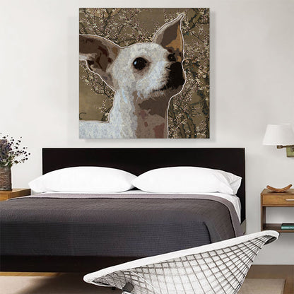 Chihuahua Dog Breed Brown Flowers