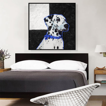 Dalmatian Dog Breed Blue Black White