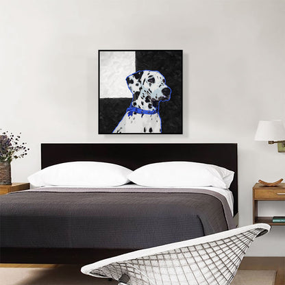 Dalmatian Dog Breed Blue Black White