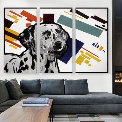 Dalmatian Dog Breed Geometric