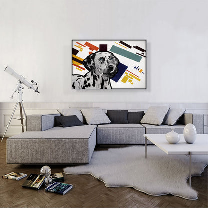 Dalmatian Dog Breed Geometric