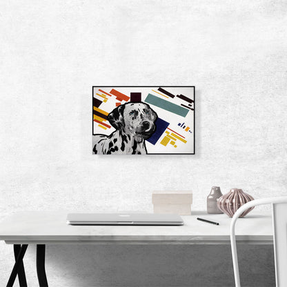 Dalmatian Dog Breed Geometric