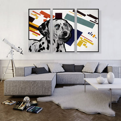 Dalmatian Dog Breed Geometric