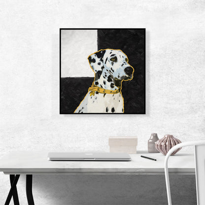Dalmatian Dog Breed Yellow Black White