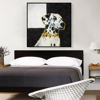 Dalmatian Dog Breed Yellow Black White