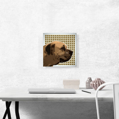 English Mastiff Dog Breed Beige Pattern