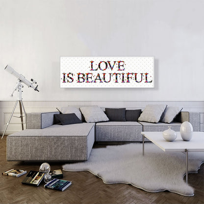 LOVE IS BEAUTIFUL Girls Room Decor