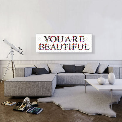 YOU ARE BEAUTIFUL Girls Room Decor