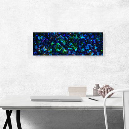 Blue Black Green Opal Precious Stone Jewel Gemstone