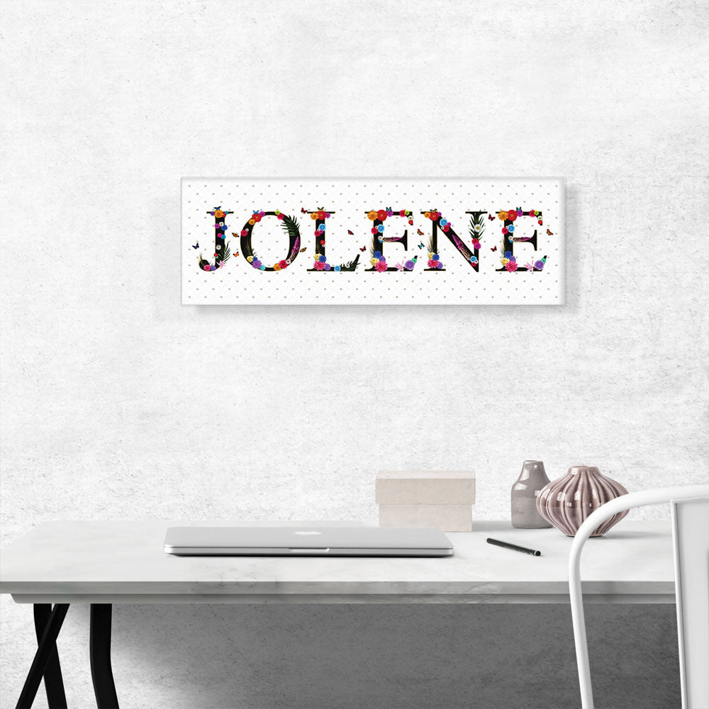 JOLENE Girls Name Room Decor