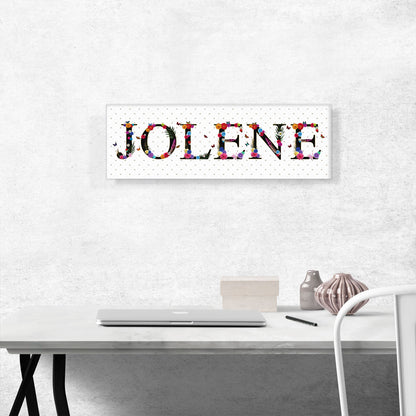 JOLENE Girls Name Room Decor