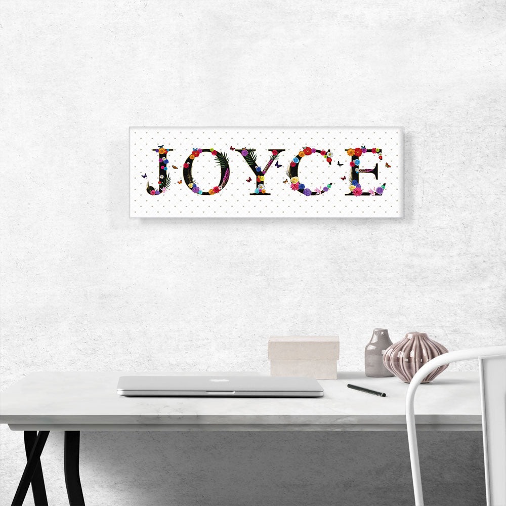 JOYCE Girls Name Room Decor