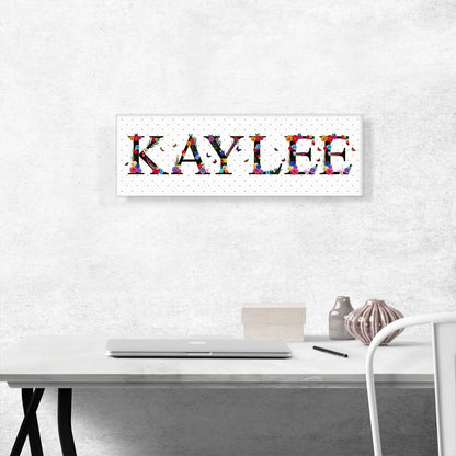 KAYLEE Girls Name Room Decor
