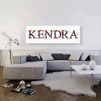 KENDRA Girls Name Room Decor