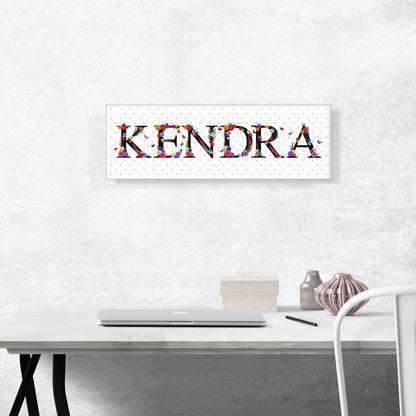 KENDRA Girls Name Room Decor
