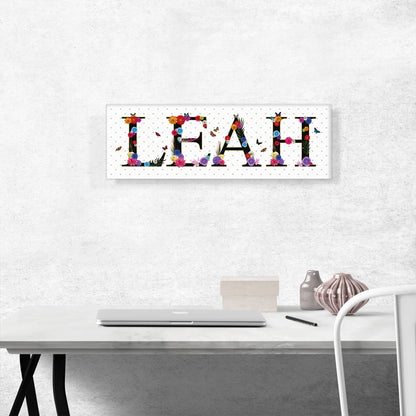 LEAH Girls Name Room Decor