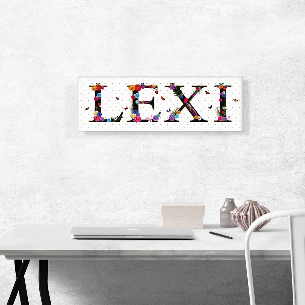 LEXI Girls Name Room Decor
