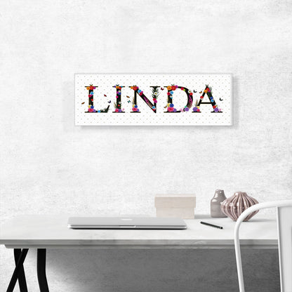 LINDA Girls Name Room Decor