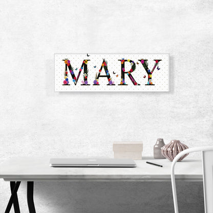 MARY Girls Name Room Decor
