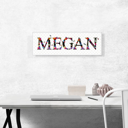 MEGAN Girls Name Room Decor