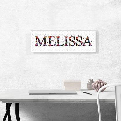 MELISSA Girls Name Room Decor